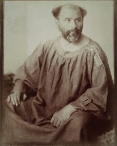 Portrait Gustav Klimt. Photographie. 1914.Portrait of Gustav Klimt. Photography by Trcka Josef Anton.  1914.